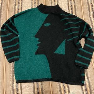 Vintage and thrifted Mohair Retro sweater